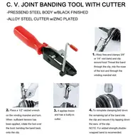 ​CV Clamp Tool Professional Set CV Joint Boot Clamp Pliers & Clip Hose 727