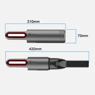 ​Car Cordless Vacuum Cleaner 6000PA Handheld  2 Modes LED Light for Home Office & Car Interior Dust Collection 694