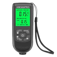 ​Car Paint Coating Thickness Gauge  0-2000UM Metal Coating Thickness Gauge with Fe and NFe Probe - White 717