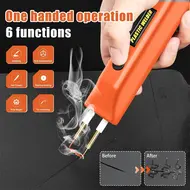 Cordless Handheld Plastic Welding Kit  400PCS Staples Included - Orange 722