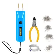 Cordless Handheld Plastic Welding Kit  400PCS Staples Included - Blue 723