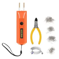 Cordless Handheld Plastic Welding Kit  400PCS Staples Included - Orange 722