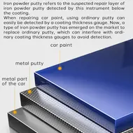 Fnirsi CTG-20 Car Paint Coating Thickness Gauge Tester for Fe / NFe / Fe+Zn 782