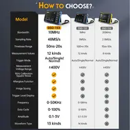 ​Fnirsi DSO-510 Handheld 2-in-1 10MHz Bandwidth Oscilloscope + Signal Generator 783