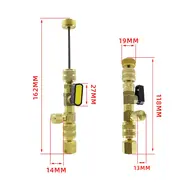 ​HVAC Valve Core Removal Tool 1/4 to 5/16, 5/16 to 3/16 Dual Size SAE Wrench for Air Conditioning Valve Core Remover Installer Refrigeration Service - 2Pcs 697