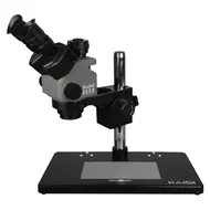 ​Kaisi 6558 6.5-58X Synchronous Zoom Trinocular Stereo Microscope with Big Base & Silicone Pad 780