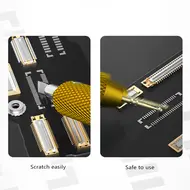 ​MaAnt M061 Gold Plated Drag Tin Needle for Mobile Phone PCB Maintenance 743