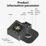 ​MaAnt M066 3W Multi-function Rechargeable UV Curing Cooling Fan 744