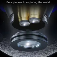 Mechanic MOS300 6-45X HD Continuous Zoom Trinocular Stereo Microscope for PCB Soldering 750