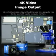 MECHANIC MOS 510 1080P Industry Video Microscope Camera Used with CTV2/5 Adapter Mobile Phone Welding Repair Camera 747