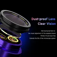 Mechanic Robot 6560T 6.5-60X Trinocular Microscope with Aluminum Alloy Big Base 751