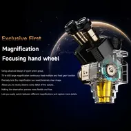 ​Mechanic Robot 7060T 7-60X Trinocular Microscope with Aluminum Alloy Big Base 752