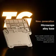 ​Mechanic Robot 7060T 7-60X Trinocular Microscope with Aluminum Alloy Big Base 752