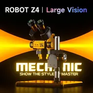 ​Mechanic Robot Z4 6.5-60X Trinocular Stereo Microscope with Aluminum Alloy Big Base 753