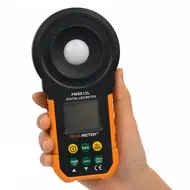 ​PEAKMETER PM6612L LED Colorful Brightness Tester Light Meter 200000 LUX Handheld Digital Luxmeter Luxometro Enviromental Tester 794
