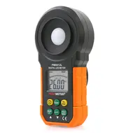 ​PEAKMETER PM6612L LED Colorful Brightness Tester Light Meter 200000 LUX Handheld Digital Luxmeter Luxometro Enviromental Tester 794