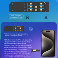 R-SIM19 New QPE Stable iOS17 Unlock SIM Card for iPhone 15 Series 774