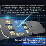 R-SIM19 New QPE Stable iOS17 Unlock SIM Card for iPhone 15 Series 774