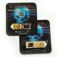​R-SIM 19 Pro Automatic Dual SIM Unlocking Card for iPhone 13 to 16PM Like ICCID Unlock only Support Dual SIM Slots 771