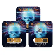 ​R-SIM 19 Pro Automatic Dual SIM Unlocking Card for iPhone 13 to 16PM Like ICCID Unlock only Support Dual SIM Slots 771