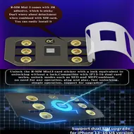 R-SIM Mini3 Unlock Card Sticker for iPhone 13 to 16 Series Like ICCID Unlock Only Support Dual SIM Slots 773
