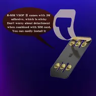 ​2025 the latest R-SIM VSOP2 SED MEP Flexible card for iPhone 13 to 16 Dual sim Series . like iccid . 100% Perfectly 5G. 772