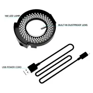 ​RF4 OK-9 Adjustable 144 LED Ring Light for Binocular / Trinocular Stereo Microscope 758