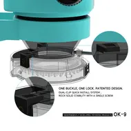 ​RF4 OK-9 Adjustable 144 LED Ring Light for Binocular / Trinocular Stereo Microscope 758