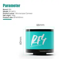 ​RF4 RF-2KC3 Camera Full HD 2K 1080P HD MI Output Magnifier Video Recording Photography Triocular Microscope Camera Phone Repair 760