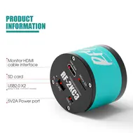 ​RF4 RF-2KC3 Camera Full HD 2K 1080P HD MI Output Magnifier Video Recording Photography Triocular Microscope Camera Phone Repair 760