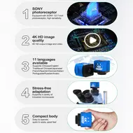 ​4K HD Microscope camera Electronic Repair Microscope for PCB Repair Soldering Support Industrial Microscope 769