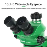 RELIFE RL-M5T-2L Trinocular HD Stereo Microscope 0.7-5.0X Continuous Zoom for PCB Board Electronic Component Mobile Phone Repair 770