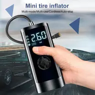 ​Smart Digital Air Pressure Electric Inflator Pump Wireless for Cars and Inflatable Mats 718