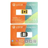 USIM LTE Auto Unlock Single Card Sticker for iPhone 13 to 16PM only Supports Dual Card Slots 781