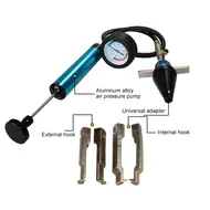 ​Universal Cooling System Pressure Tester Tool Kit Radiator Pressure Test Kit with Hand Pump and Universal Adapter 729