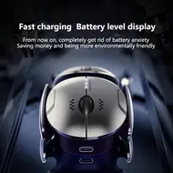 Inphic X2 Silent Bluetooth Mouse Metal Base Rechargeable Wireless Gaming Mouse For Computer Laptop Office Game 741