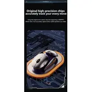 Inphic X2 Silent Bluetooth Mouse Metal Base Rechargeable Wireless Gaming Mouse For Computer Laptop Office Game 741