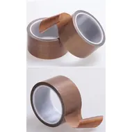 10m High Temperature Resistance 300 Degree PTFE Cloth Heat Insulation Sealing Brown Self-adhesive Waterproof Tapes 740