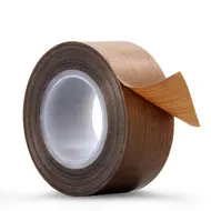 10m High Temperature Resistance 300 Degree PTFE Cloth Heat Insulation Sealing Brown Self-adhesive Waterproof Tapes 740