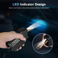 ​200PCS Plastic Welding Kit  Mini Handheld Welding Machine for Car Bumper Plastic Crack Repair -Blue 725