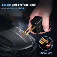 ​200PCS Plastic Welding Kit  Mini Handheld Welding Machine for Car Bumper Plastic Crack Repair -Blue 725