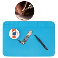 30cm x 20cm Watch Repair Work Pad Soldering Station Heat Resistant Pad Watch Repair Non-slip Silicone Mat For Watchmaker tool 822