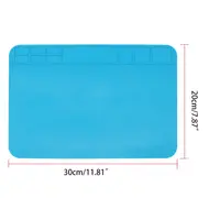 30cm x 20cm Watch Repair Work Pad Soldering Station Heat Resistant Pad Watch Repair Non-slip Silicone Mat For Watchmaker tool 822