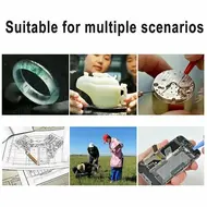 ​LED Headband Glasses Magnifier 8X 15X 23X Craft Reading Magnifying Glass With Light Magnifying Lens Mirror loupe Repair Tool​ 810