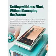 Nasan W-024 100M Curved Screen Cutting Diamond Wire for LCD Display Screen Separator Repair 811