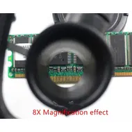 ​LED Headband Glasses Magnifier 8X 15X 23X Craft Reading Magnifying Glass With Light Magnifying Lens Mirror loupe Repair Tool​ 810