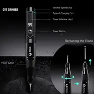 2UUL DA84 Multifunctional Polishing Tool for Mobile Phone Maintenance 18000RPM Pads IC Chip Grinding Frame Correction Tool 839