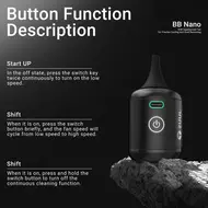 2UUL DA90 BB nano violent electric air blowing Rechargeable fan for rapid cooling of mobile motherboard components 840