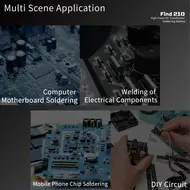 2UUL FD01 FIND210 High-Power AC Transformer Soldering Station With C210 Handle And Soldering Tips For PCB Board Welding Rework 841