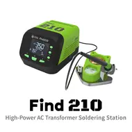 2UUL FD01 FIND210 High-Power AC Transformer Soldering Station With C210 Handle And Soldering Tips For PCB Board Welding Rework 841
